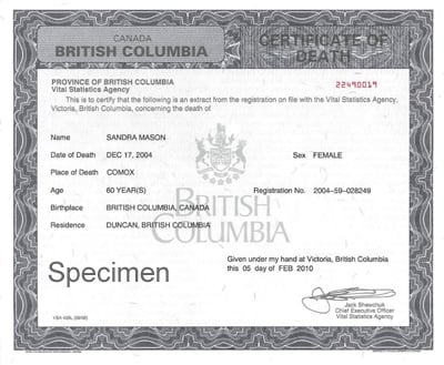 How to Get Copies of a Death Certificate in British Columbia — And Why You'll Need More Than One